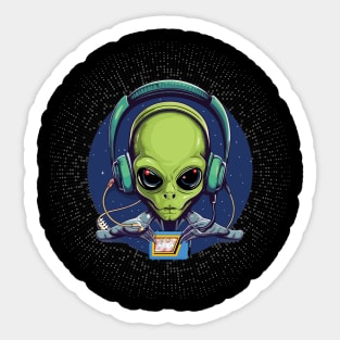 Alien Sticker